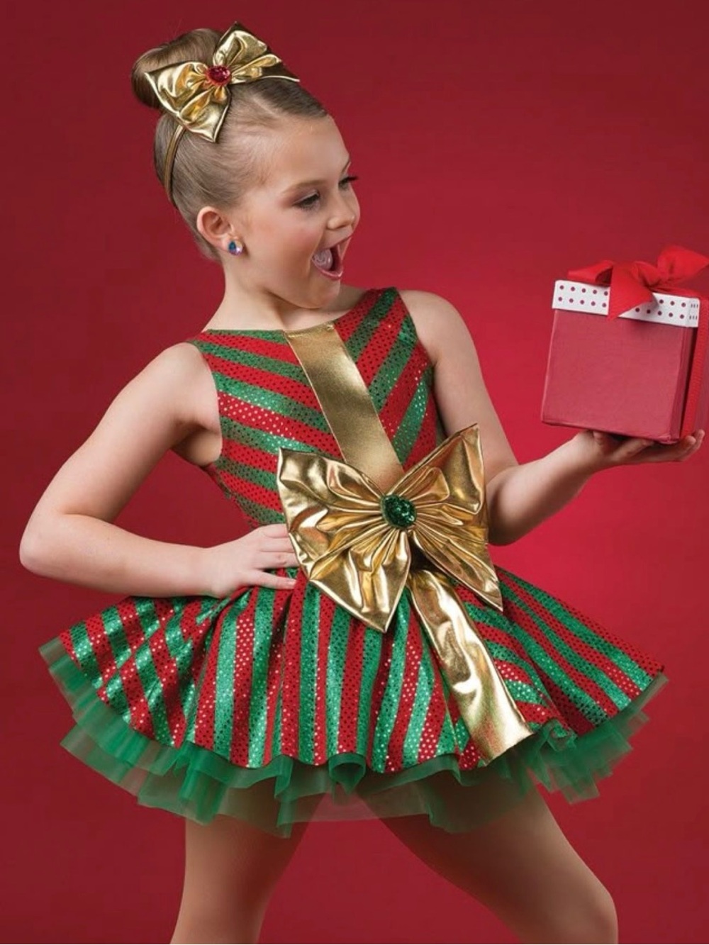 A Wish Come True “My Kinda Present “ dance costume Sz XSC